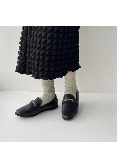 ABC-MART(エービーシーマート)の「ABC SELECT エービーシーセレクト BIT LOAFER 1.5 ビットローファー 1.5 W5005 BLACK(ローファー・レディース・ブラック・SMALL/MEDIUM/LARGE/X-LARGE/X-SMALL/XX-LARGE)」の5枚目の写真