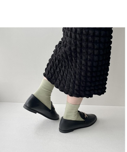 ABC-MART(エービーシーマート)の「ABC SELECT エービーシーセレクト BIT LOAFER 1.5 ビットローファー 1.5 W5005 BLACK(ローファー・レディース・ブラック・SMALL/MEDIUM/LARGE/X-LARGE/X-SMALL/XX-LARGE)」の3枚目の写真