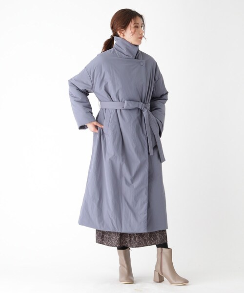 SOUP（スープ）の「◆オーバーパッディングコート（その他アウター・レディース・チャコールグレー/ベージュ/ブルー・07/09/11/13/15 ）」の11枚目の写真