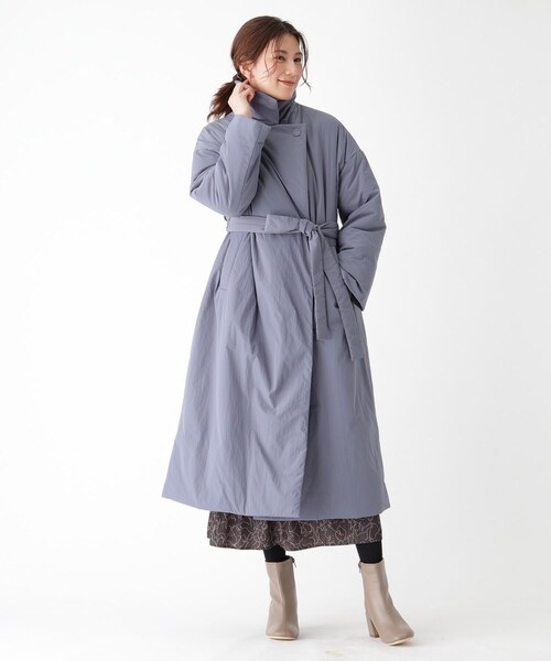 SOUP（スープ）の「◆オーバーパッディングコート（その他アウター・レディース・チャコールグレー/ベージュ/ブルー・07/09/11/13/15 ）」の18枚目の写真