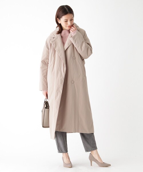 SOUP（スープ）の「◆オーバーパッディングコート（その他アウター・レディース・チャコールグレー/ベージュ/ブルー・07/09/11/13/15 ）」の20枚目の写真