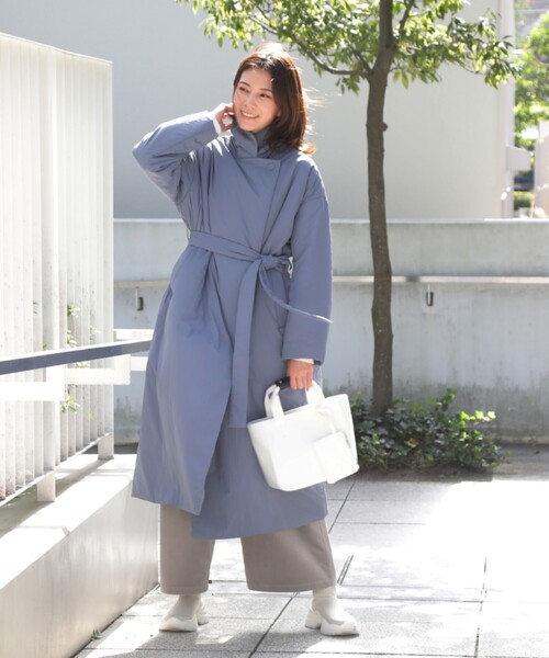 SOUP（スープ）の「◆オーバーパッディングコート（その他アウター・レディース・チャコールグレー/ベージュ/ブルー・07/09/11/13/15 ）」の21枚目の写真