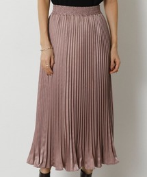 crie conforto | グロッシーアコーディオンプリーツスカート(スカート)
