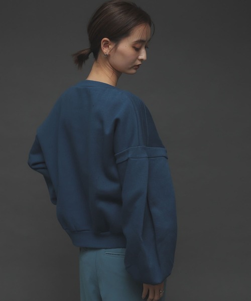 SENSE OF PLACE by URBAN RESEARCH(センスオブプレイスバイアーバンリサーチ)の「ボリュームスリーブトップ(Tシャツ/カットソー・レディース・ホワイト系その他/ブラック系その他/レッド/ブルー・ONE)」の17枚目の写真