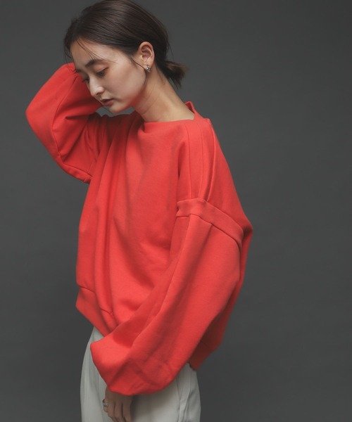 SENSE OF PLACE by URBAN RESEARCH(センスオブプレイスバイアーバンリサーチ)の「ボリュームスリーブトップ(Tシャツ/カットソー・レディース・ホワイト系その他/ブラック系その他/レッド/ブルー・ONE)」の20枚目の写真