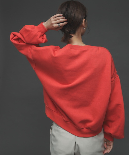 SENSE OF PLACE by URBAN RESEARCH(センスオブプレイスバイアーバンリサーチ)の「ボリュームスリーブトップ(Tシャツ/カットソー・レディース・ホワイト系その他/ブラック系その他/レッド/ブルー・ONE)」の21枚目の写真