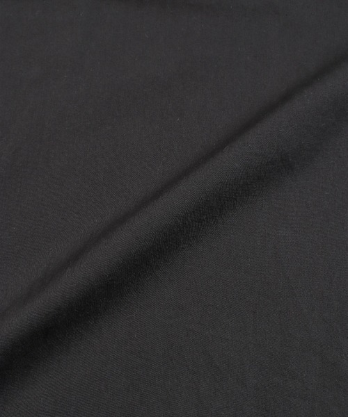 WHITE MAILS(ホワイトメイルズ)の「COTTON PAPER SOFT TWILL WIDE SLEEVE DRESS / ソフトツイルワイドスリーブワンピース(ワンピース・レディース・ブラック/パープル/カーキ・1)」の4枚目の写真