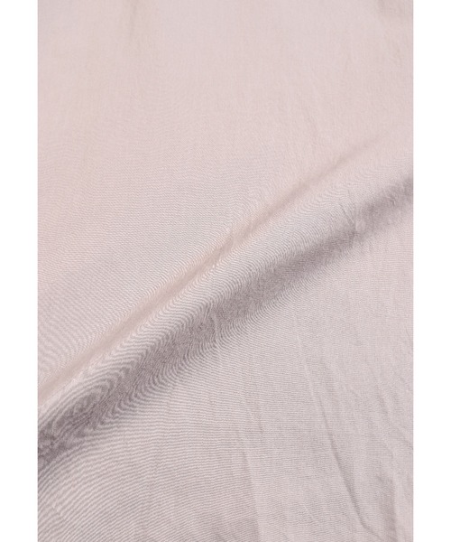 WHITE MAILS(ホワイトメイルズ)の「COTTON PAPER SOFT TWILL WIDE SLEEVE DRESS / ソフトツイルワイドスリーブワンピース(ワンピース・レディース・ブラック/パープル/カーキ・1)」の6枚目の写真