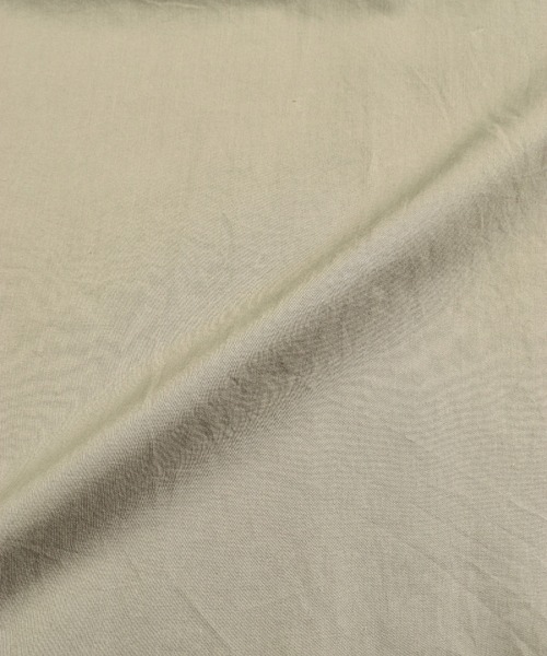 WHITE MAILS(ホワイトメイルズ)の「COTTON PAPER SOFT TWILL WIDE SLEEVE DRESS / ソフトツイルワイドスリーブワンピース(ワンピース・レディース・ブラック/パープル/カーキ・1)」の8枚目の写真