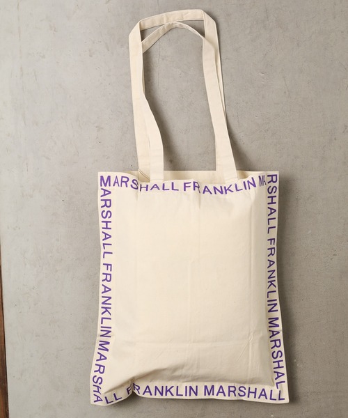 FRANKLIN & MARSHALL（フランクリンマーシャル）の「★FRANKLIN & MARSHALL★Cotton canvas Tote（トートバッグ・レディース・グリーン系その他/ブルー系その他/パープル系その他/レッド系その他・FREE）」の3枚目の写真