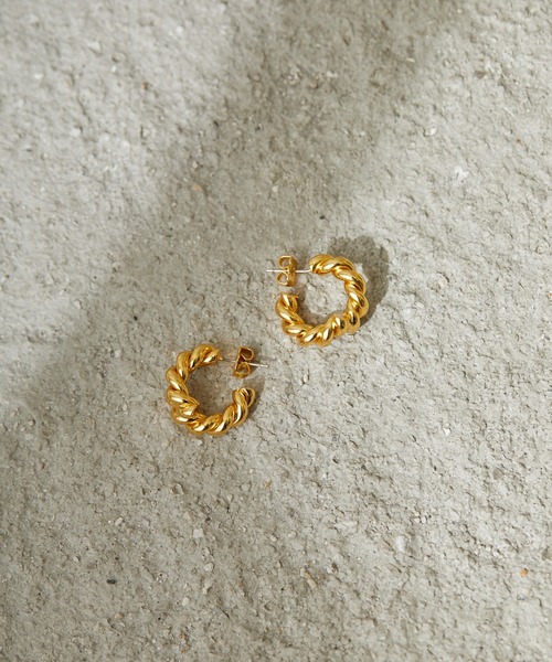 Birthday room（バースデイルーム）の「スクリューミニフープピアス（ピアス（両耳用）・レディース・シルバー/ゴールド・FREE）」の19枚目の写真