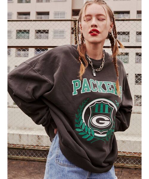 jouetie(ジュエティ)の「【コラボ】NFL PACKERSプルオーバー(スウェット・レディース・グレー/ブラック・MEDIUM)」の12枚目の写真