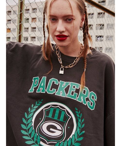 jouetie(ジュエティ)の「【コラボ】NFL PACKERSプルオーバー(スウェット・レディース・グレー/ブラック・MEDIUM)」の15枚目の写真