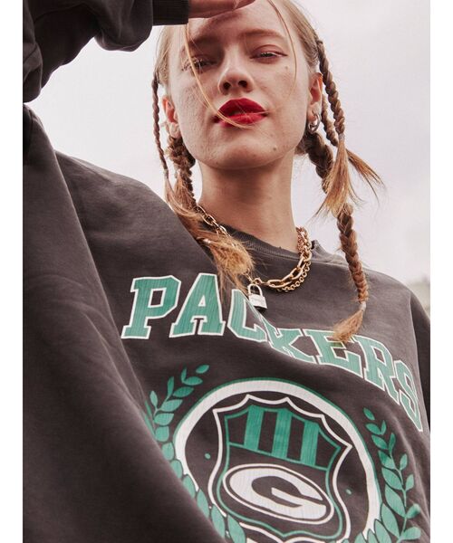 jouetie(ジュエティ)の「【コラボ】NFL PACKERSプルオーバー(スウェット・レディース・グレー/ブラック・MEDIUM)」の18枚目の写真