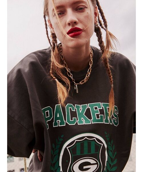 jouetie(ジュエティ)の「【コラボ】NFL PACKERSプルオーバー(スウェット・レディース・グレー/ブラック・MEDIUM)」の19枚目の写真