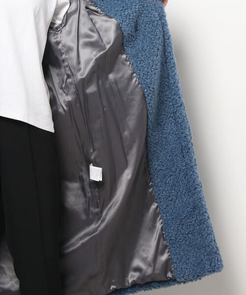 SISLEY（シスレー）の「ブークレシングルコート（その他アウター・レディース・ブルー・38/40/42）」の2枚目の写真