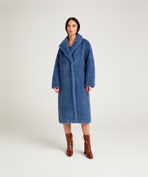 SISLEY（シスレー）の「ブークレシングルコート（その他アウター・レディース・ブルー・38/40/42）」の5枚目の写真