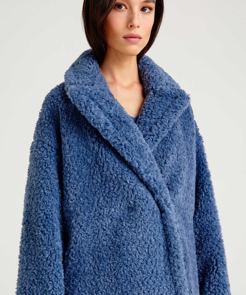 SISLEY（シスレー）の「ブークレシングルコート（その他アウター・レディース・ブルー・38/40/42）」の8枚目の写真