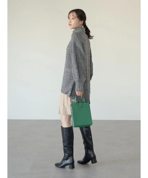 earth music&ecology（アースミュージックアンドエコロジー）の「メランジBIGニットチュニック＊（ニット/セーター・レディース・ブラウン系その他2/ベージュ系その他2/杢グレー・FREE）」の22枚目の写真