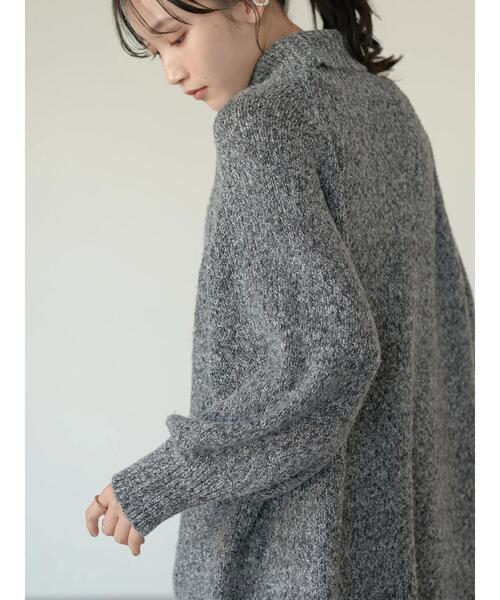 earth music&ecology（アースミュージックアンドエコロジー）の「メランジBIGニットチュニック＊（ニット/セーター・レディース・ブラウン系その他2/ベージュ系その他2/杢グレー・FREE）」の18枚目の写真