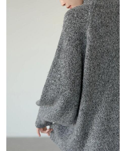 earth music&ecology（アースミュージックアンドエコロジー）の「メランジBIGニットチュニック＊（ニット/セーター・レディース・ブラウン系その他2/ベージュ系その他2/杢グレー・FREE）」の17枚目の写真