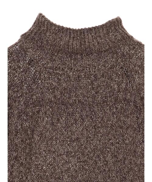 earth music&ecology（アースミュージックアンドエコロジー）の「メランジBIGニットチュニック＊（ニット/セーター・レディース・ブラウン系その他2/ベージュ系その他2/杢グレー・FREE）」の13枚目の写真