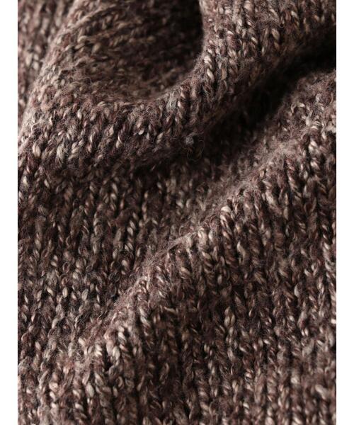 earth music&ecology（アースミュージックアンドエコロジー）の「メランジBIGニットチュニック＊（ニット/セーター・レディース・ブラウン系その他2/ベージュ系その他2/杢グレー・FREE）」の7枚目の写真