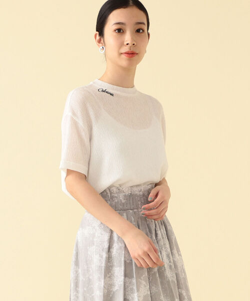 Cabana（カバナ）の「Cabana / ドレープ Tシャツ（Tシャツ/カットソー・レディース・ブルー/ホワイト・ONE SIZE）」の2枚目の写真