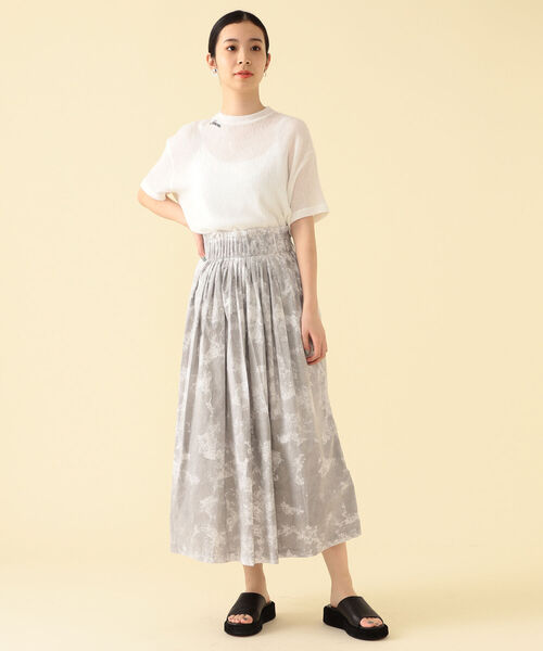 Cabana（カバナ）の「Cabana / ドレープ Tシャツ（Tシャツ/カットソー・レディース・ブルー/ホワイト・ONE SIZE）」の4枚目の写真