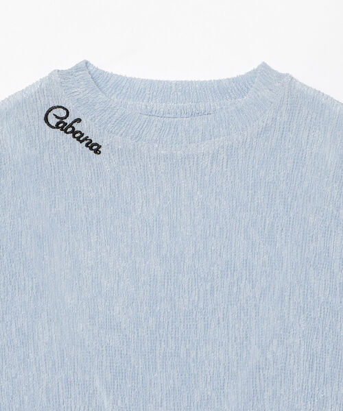 Cabana（カバナ）の「Cabana / ドレープ Tシャツ（Tシャツ/カットソー・レディース・ブルー/ホワイト・ONE SIZE）」の10枚目の写真