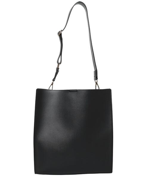 INGNI（イング）の「ワイドハンドルショルダーバッグ（トートバッグ・レディース・ブラック/キャメル・ONE SIZE）」の3枚目の写真