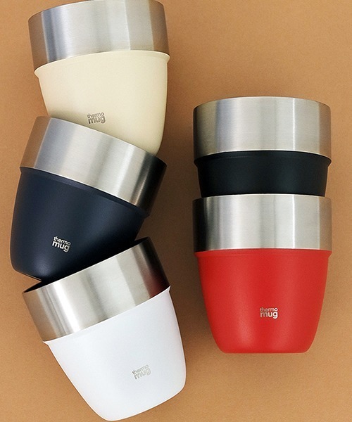 thermo mug(サーモ マグ)の「Thermo mug/サーモマグ STACKING TUMBLE タンブラー 収納 スタッキング アウトドアグッズ キャンプ(グラス/マグカップ/タンブラー・メンズ・ホワイト/ブラック/ネイビー/レッド/アイボリー/ブラック系その他・FREE)」の21枚目の写真