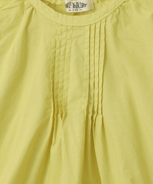 MAKE YOUR DAY（メイクユアデイ）の「袖レースブラウス■80～140cm（シャツ/ブラウス・キッズ・オフホワイト/イエロー/ブラック・120/80/90/130/140/100/110）」の15枚目の写真