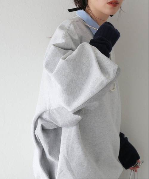PRE_(プレ)の「【PRE_/プレ】 MCH SWEAT:スウェット(スウェット・レディース・ライトグレー・X-LARGE)」の6枚目の写真