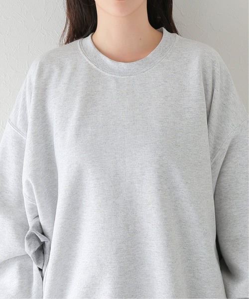 PRE_(プレ)の「【PRE_/プレ】 MCH SWEAT:スウェット(スウェット・レディース・ライトグレー・X-LARGE)」の2枚目の写真