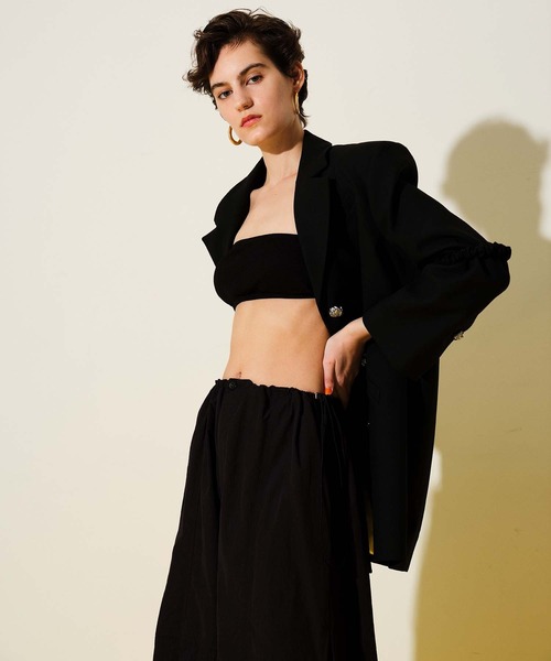 MAISON SPECIAL(メゾンスペシャル)の「カップインベアトップ【MAISON SPECIAL/メゾンスペシャル】(チューブトップ・レディース・ホワイト/ブラック/ターコイズブルー/オレンジ・FREE)」の10枚目の写真