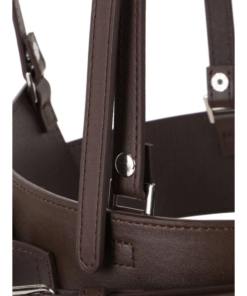 MERCURYDUO（マーキュリーデュオ）の「アシメデザインハーネスベルト（ベルト・レディース・ブラウン・FREE）」の8枚目の写真