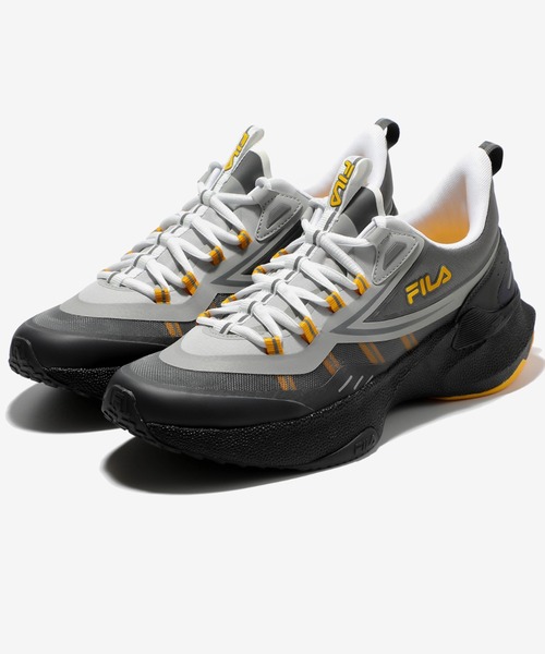 FILA(フィラ)の「ニューロン5 ニュークリアス / FILA NEURON 5_NUCLEUS / ランニング(スニーカー・メンズ・ベージュ/ブラック×グレー・23.5cm/24.5cm/25.5cm/26.5cm/27.5cm/24.0cm/26.0cm/27.0cm/28.0cm/29.0cm/23.0cm/25.0cm)」の6枚目の写真