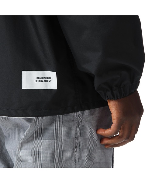 uniform experiment(ユニフォームエクスペリメント)の「FRAGMENT : DONDI WHITE / COACH JACKET(ナイロンジャケット・メンズ・ブラック・4/3/1/2)」の9枚目の写真