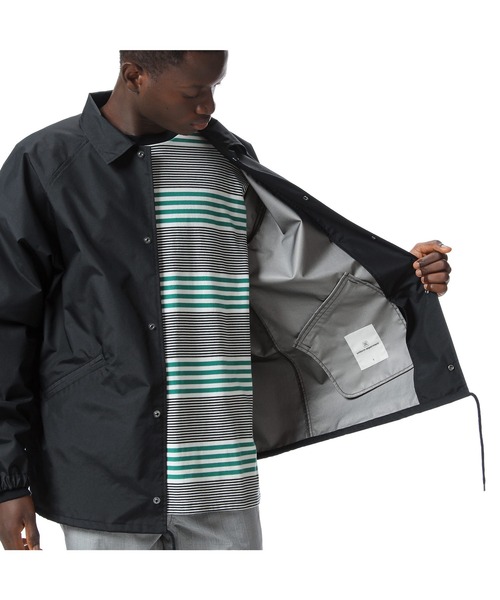 uniform experiment(ユニフォームエクスペリメント)の「FRAGMENT : DONDI WHITE / COACH JACKET(ナイロンジャケット・メンズ・ブラック・4/3/1/2)」の10枚目の写真