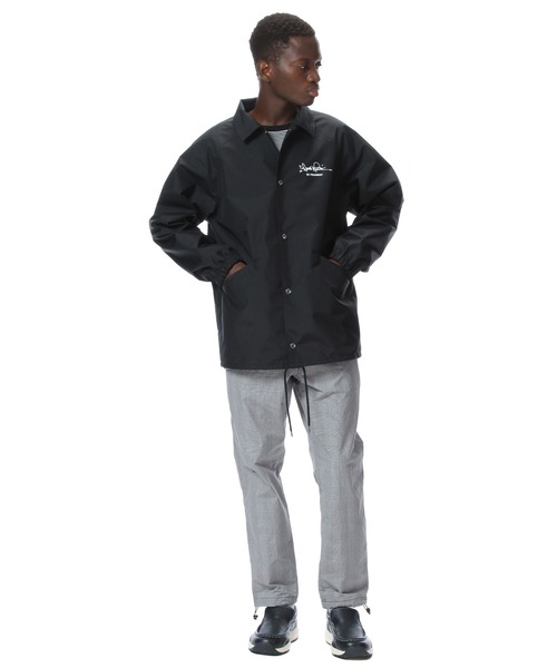 uniform experiment(ユニフォームエクスペリメント)の「FRAGMENT : DONDI WHITE / COACH JACKET(ナイロンジャケット・メンズ・ブラック・4/3/1/2)」の11枚目の写真