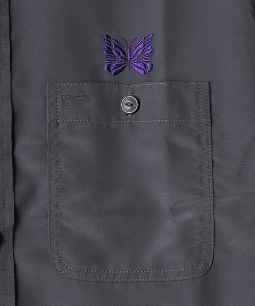 Needles（ニードルス）の「＜NEEDLES（ニードルス）＞ WORK SHT/シャツ □□（シャツ/ブラウス・メンズ・パープル/ブラック・M/L）」の7枚目の写真