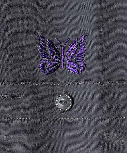 Needles（ニードルス）の「＜NEEDLES（ニードルス）＞ WORK SHT/シャツ □□（シャツ/ブラウス・メンズ・パープル/ブラック・M/L）」の8枚目の写真