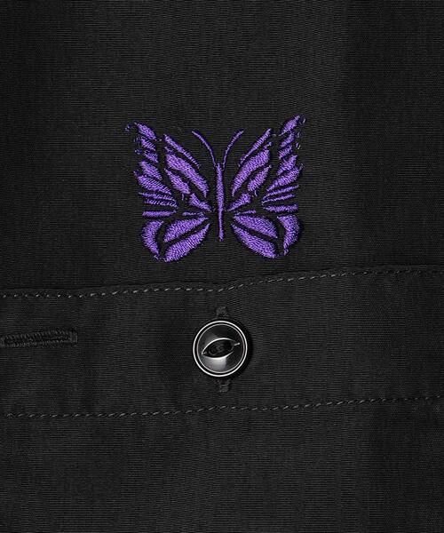 Needles（ニードルス）の「＜NEEDLES（ニードルス）＞ WORK SHT/シャツ □□（シャツ/ブラウス・メンズ・パープル/ブラック・M/L）」の9枚目の写真