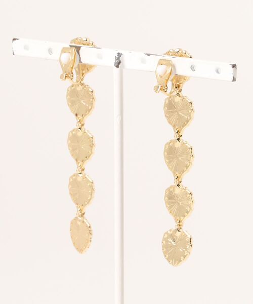 LAC-VERT（ラック・ヴェール）の「ハートドロップパールイヤリング（イヤリング・レディース・ゴールド・FREE）」の10枚目の写真