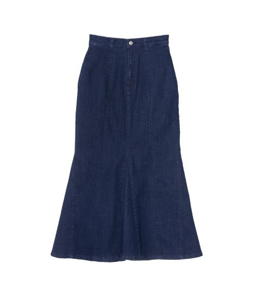 Re:EDIT（リエディ）の「[低身長サイズ有]リサイクルデニムマーメイドスカート（デニムスカート・レディース・ネイビー/ブルー/グレー・LARGE/MEDIUM/SHORT）」の13枚目の写真