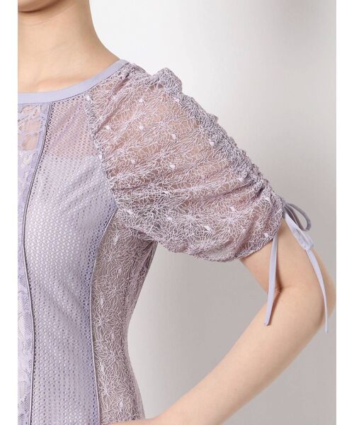 LAGUNAMOON（ラグナムーン）の「LADYドロストショルダーワンピース（ドレス・レディース・ブラック/ラベンダー・SMALL/MEDIUM）」の12枚目の写真