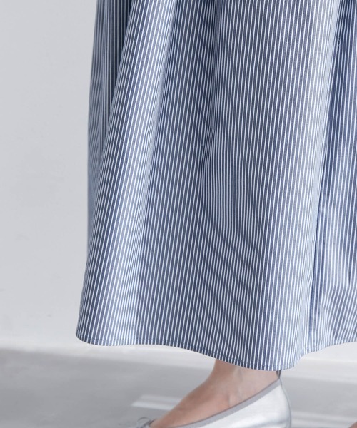 【WEB限定】クレリックシャツワンピース