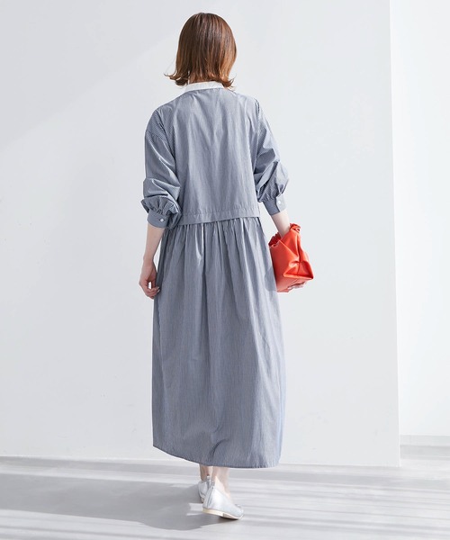 【WEB限定】クレリックシャツワンピース