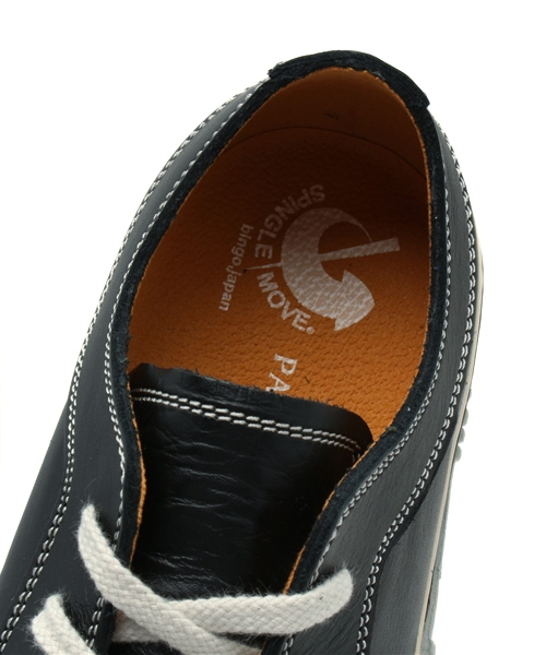 SPINGLE MOVE（スピングルムーブ）の「【SPINGLE MOVE(スピングル ムーブ)】SPM-110 牛革スニーカー（スニーカー・メンズ・ネイビー/ホワイト/ブラック・LARGE/SMALL/MEDIUM）」の9枚目の写真